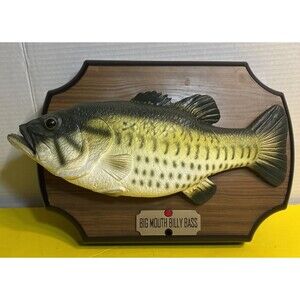 Big Mouth Billy Bass Singing Fish Vintage 1999 Gemmy  Work Free Bateries